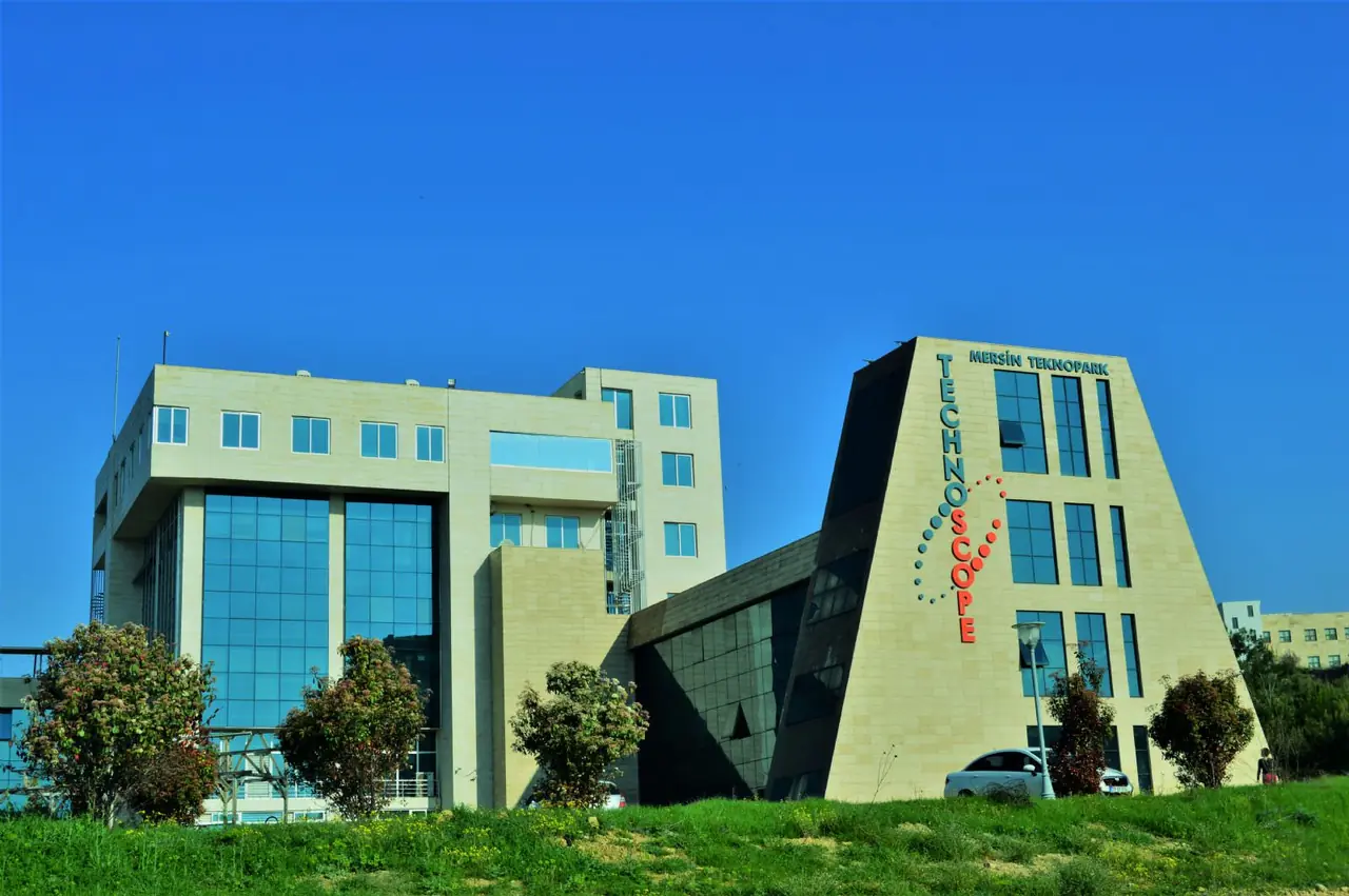 Mersin teknopark ve kıyı bölgesi görsel haritası